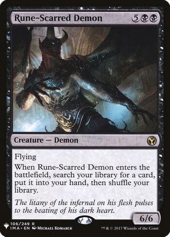 Rune-Scarred Demon MTG in Kuwait