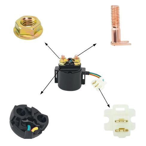 Motorcycle Starter Solenoid Relay Compatible with TRX125 TRX250 TRX200 TRX300 VF750 ATC125M ATC200 CX500 in Saudi Arabia