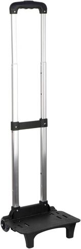 Backpack Hand Truck, Compact Portable Backpack Trolley, Luggage Cart, Foldable Wheeled Hand Trolley, Style B (2 Wheel Black) in Saudi Arabia