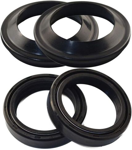 مجموعة ختم زيت الصدمات والغبار للشوكة الأمامية من AHL متوافقة مع Yamaha YZ 250 F 2005-2012 YZ 450 F 2005-2011 WR 250 F 2005-2012 YZ 125 LC 2005-2012 YZ 250 LC 2005-2012 in Kuwait