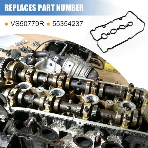 Sorello Engine Valve Cover Gasket Set Compatible with Chevrolet Aveo Aveo5 Cruze Limited Sonic, for Pontiac G3 Wave 1.6L, for Saturn Astra 1.8L L4 Replaces-VS50779R 55354237 in Saudi Arabia