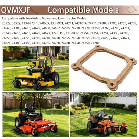 120-4206 حشية غطاء الصمام 2 حزمة، متوافقة مع موديلات جزازة العشب Toro وExmark 74616 74629 74621 127-9358 in Kuwait