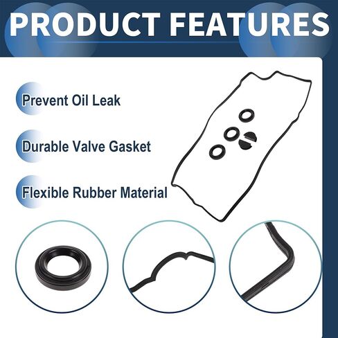 Valve Cover Gasket Set for Volkswagen Golf 2005-2008 Engine Valve Cover Gasket Replacement Kit Replace 224413E021 in Saudi Arabia