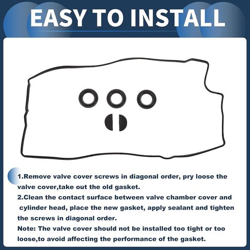 Valve Cover Gasket Set for Volkswagen Golf 2005-2008 Engine Valve Cover Gasket Replacement Kit Replace 224413E021 in Saudi Arabia