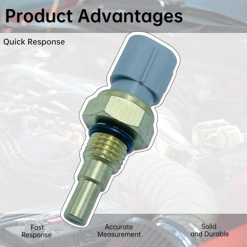 1580604 Engine Coolant Temperature Sensor Compatible with Toyota, Scion, Subaru, Mazda, Saab, Chevrolet – Fits Corolla, Outback, Forester, Impreza, Legacy, Echo, Protégé – Replaces 1448377, TX85 in Saudi Arabia