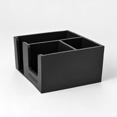 Toploader Dispenser & Penny Sleeve Holder - Dual Compartment Holds 250 Penny Sleeves & up to 50 Top Loaders(Black) in Saudi Arabia