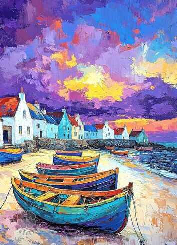 Lucky Puzzles – Lofoten by the Sea – 1000 Piece Jigsaw Puzzle for Adults | Colorful Norwegian Fishing Village Puzzle | Premium Puzzles for Adults 1000 Pieces | Eco-Friendly Materials in Saudi Arabia