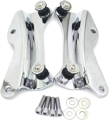 Detachable 4 Point Docking Hardware Kit For Harley Touring Road King Street Glide FLHT 2014-2023 distintivo(Chrome) in Kuwait