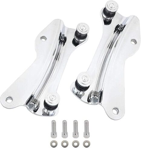Detachable 4 Point Docking Hardware Kit For Harley Touring Road King Street Glide FLHT 2014-2023 distintivo(Chrome) in Kuwait