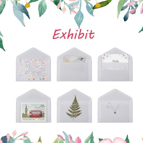 50 PCS Glassine Envelopes 3.94×2.75 Inch Translucent Mini Coin Envelopes, Clear Envelope for Stamps, Seeds, Small Cards, Jewelry, and Collectibles – Multi-Purpose Vellum Coin Envelopes(3.94×2.75 Inch) in Saudi Arabia