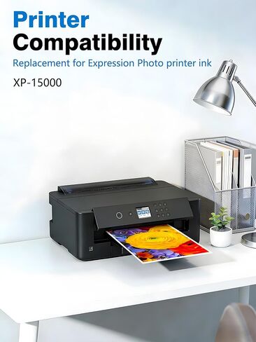 استبدال خراطيش الحبر المعاد تصنيعها من Weemay لخراطيش الحبر Epson 312XL 314XL المتوافقة مع طابعة Expression Photo XP-15000 XP15000 (6 عبوات، أسود، سماوي، أرجواني، أصفر، أحمر، رمادي) in Kuwait