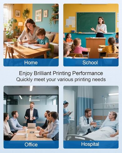 خراطيش حبر متعددة العبوات بديلة مُعاد تصنيعها لخراطيش حبر إبسون تعمل مع طابعة Expression Premium XP-6100 XP-6000، BK/PGBK/C/M/Y، 5 عبوات عالية الإنتاجية in Kuwait