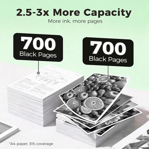 67XL Black Ink Cartridge Replacement for HP Ink 67 XL HP67 HP67XL for 2855e 2800e 2755e 4100 4100e 2700 4255e 4200e 6055e 6000 2852e 2827e 2700e 2734e 4155e 6455 6400 6458 6458e 6455e Printer(2-Pack) in Saudi Arabia