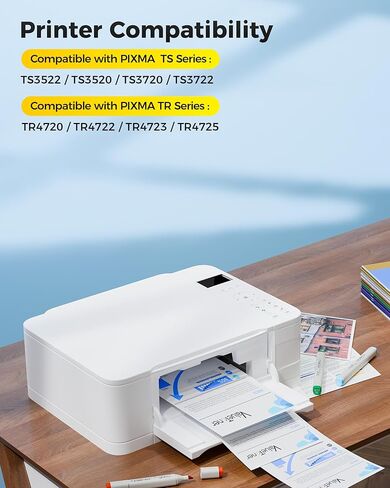 PG-275 XL/CL-276 XL (3-Pack) Compatible with Canon 275 and 276 Ink Cartridges 275XL 276XL for Printer Pixma TR4720 TS3720 TS3522 TR4722 TS3722 TS3520 TS3700 TR4723 TS3500 TR4700 (2 Black, 1 Color) in Kuwait