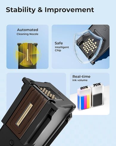 PG-275 XL/CL-276 XL (3-Pack) Compatible with Canon 275 and 276 Ink Cartridges 275XL 276XL for Printer Pixma TR4720 TS3720 TS3522 TR4722 TS3722 TS3520 TS3700 TR4723 TS3500 TR4700 (2 Black, 1 Color) in Kuwait