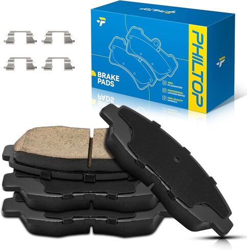 PHILTOP Ceramic Front Brake Pads for 2007-2009, 2013-2016 Hyundai Santa Fe, 2006-2012, 2014 Kia Sedona, Performance Brakes Kits for 2007-2008 Hyundai Entourage, 2009 Kia Borrego in Kuwait
