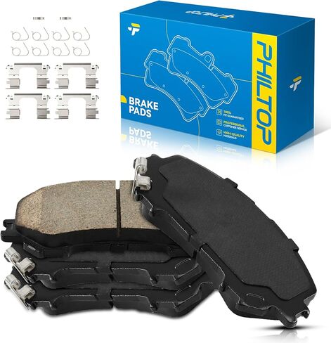 PHILTOP Ceramic Front Brake Pads for 2007-2009, 2013-2016 Hyundai Santa Fe, 2006-2012, 2014 Kia Sedona, Performance Brakes Kits for 2007-2008 Hyundai Entourage, 2009 Kia Borrego in Kuwait