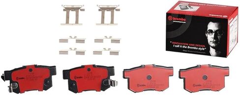 مجموعة وسادات الفرامل القرصية الخلفية من السيراميك الفاخر من Brembo P28039N ACURA/HONDA/HONDA (GAC) OE# 43022SJFE00 in Kuwait
