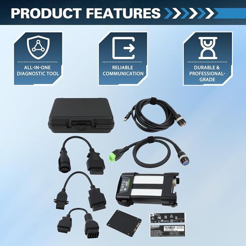 88894000 Communications Unit Adapter Compatible with Vocom II, Professional Diagnostic Tool with Software for Truck Excavator Loader Bus Yacht in Saudi Arabia