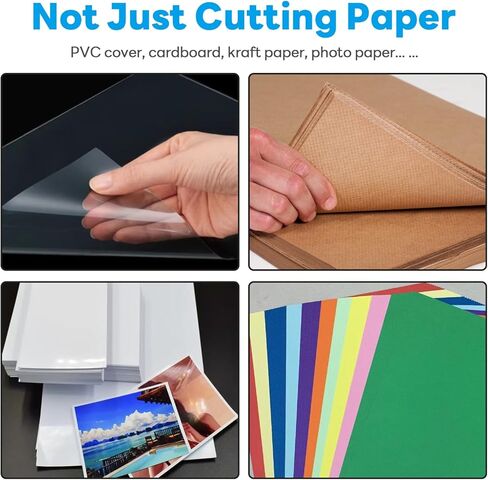 AstraLoom 12" Guillotine Paper Cutter, A4 Paper Trimmer with Titanium Blade, 12-Sheet Capacity, Corner Rounder for Cardstock, Photos, Labels, Vinyl, Scrapbooking & Crafts in Saudi Arabia