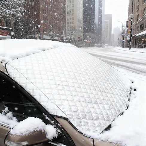 Car Windshield Snow Cove for Toyota Tacoma 2016-2025 2026, Ultra Thick Protective Windscreen Cover, Snow Ice Frost Sun UV Dust Water Resistent in Saudi Arabia