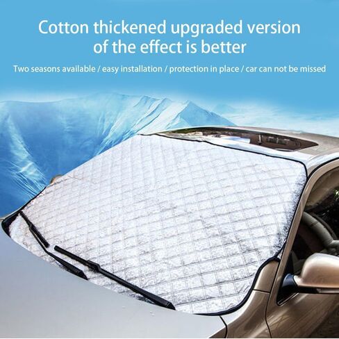 Car Windshield Snow Cove for Toyota Tacoma 2016-2025 2026, Ultra Thick Protective Windscreen Cover, Snow Ice Frost Sun UV Dust Water Resistent in Saudi Arabia