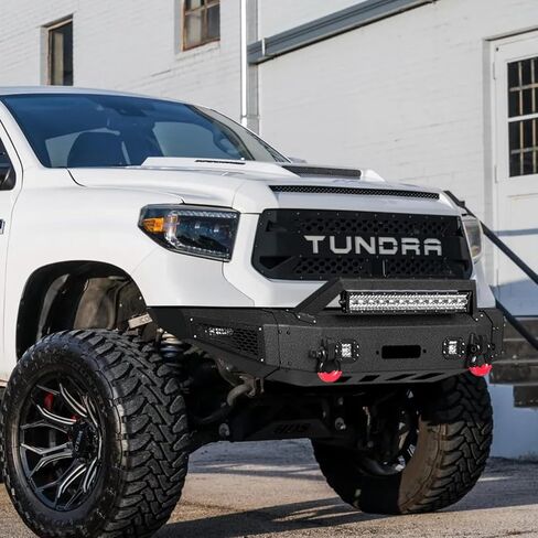 Vijay Front and Rear Bumper Fits 2014-2021 Tundra with Winch Plate and Lights in Saudi Arabia