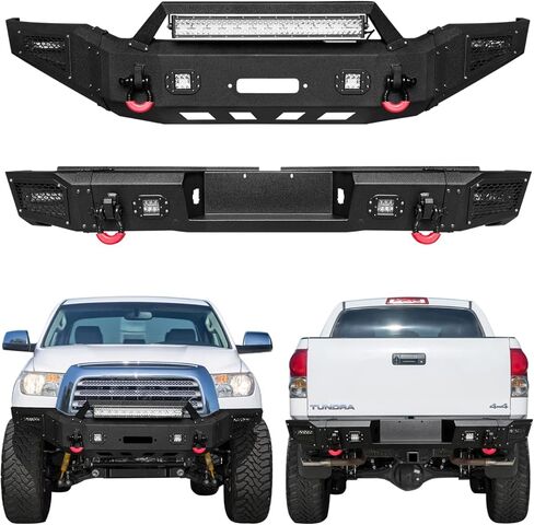 Vijay Front and Rear Bumper Fits 2014-2021 Tundra with Winch Plate and Lights in Saudi Arabia