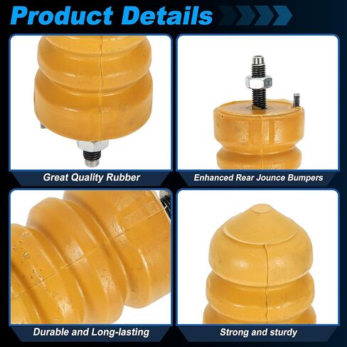 2 Pcs Rear Bump Stop for GMC Yukon 2000-2014 for Chevrolet Suburban 2000-2014 for Chevrolet Avalanche 2002-2006 Rear Jounce Bumper No.15716479 in Kuwait