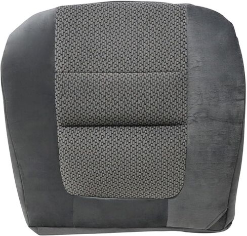 SecosAutoparts سائق الجانب السفلي استبدال غطاء مقعد القماش متوسط ​​الجرافيت الرمادي متوافق مع فورد F250 F350 F450 F550 XLT 2001 in Kuwait