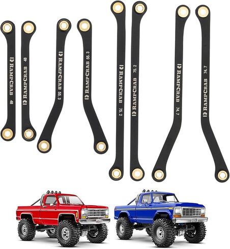 مجموعة وصلات عالية التخليص لـ TRX4M Defender وBronco، مجموعة وصلات من الفولاذ المقاوم للصدأ، 42 جم/المجموعة in Kuwait