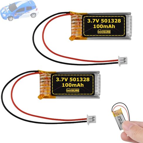 3.7V 100mAh 501328 20C Mini RC Car Battery Compatible with 1/28 Mini Quadcopter Speed Toy Racing Car,1:28 Scale Remote Control Drift Car in Saudi Arabia