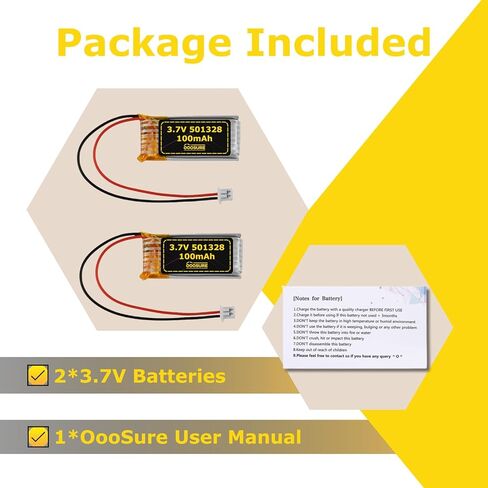 3.7V 100mAh 501328 20C Mini RC Car Battery Compatible with 1/28 Mini Quadcopter Speed Toy Racing Car,1:28 Scale Remote Control Drift Car in Saudi Arabia