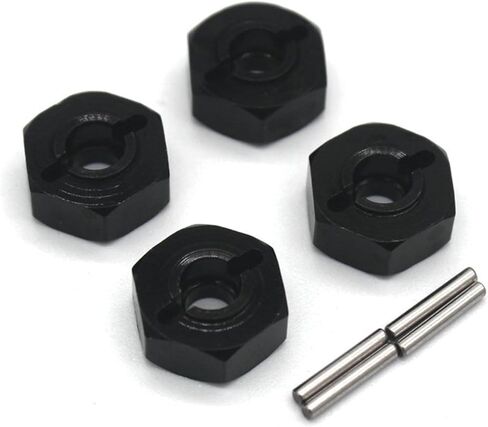 4 قطعة معدنية 12 مم سداسية متوافقة مع Gladiator 1/14 ZD Racing MT16 BX12 X12S MT14R PT14R قطع غيار السيارات بجهاز التحكم عن بعد (أحمر) in Kuwait