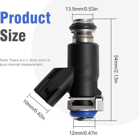 2 قطعة استبدال حاقن الوقود 25-331-01-S لمحركات Kohler Command Pro Gasoline EFI HP 37، لمحركات Kohler Command Pro Gasoline EFI HP 35 حاقن الوقود، 2533101-S 2533101S in Kuwait