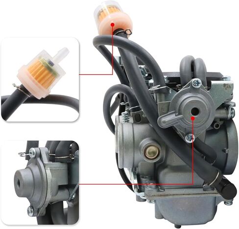 Carburetor Carb 15004-0020 15011-0120 15011-0121 15001-1433 15003-1602 Compatible with Kawasaki Ninja 250R EX250J EX250 250 2008-2012# 15004-0020 in Kuwait