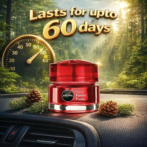Majic Gel Car Perfumes Auto, Home and Office Air Freshener & Odor Neutralizer, Forest Fruits in Saudi Arabia
