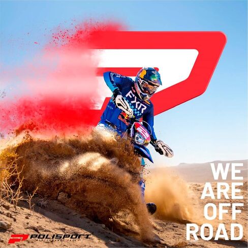 Polisport Motocross Motorcycles (MX) دليل سلسلة + سلسلة منزلق لهوندا CRF450R (2013) الدراجات الترابية - دليل سلسلة TPU عالي الجودة ومنزلق، متين، سهل التركيب، أسود in Kuwait