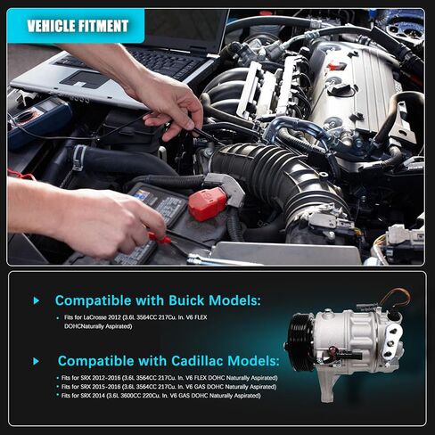 ضاغط مكيف الهواء مع القابض لكاديلاك SRX 3.6L 2012-2016 Buick LaCrosse 3.6L 2012 ضاغط مكيف الهواء OE #22951492 P13314472 P22780222 15-22224 13314472 22779351 22780222 22951492 ص 13314472 in Kuwait