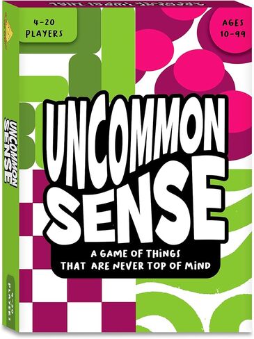 Gouda Games Uncommon Sense – Hilarious Family Guessing Game for Big Groups, Quick-Thinking Word Party Game for Adults and Teens, Perfect for Game Nights, Gift for Ages 10, 11, 12 and Up, 4-20 Players in Saudi Arabia