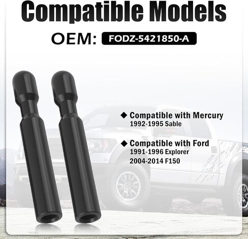 قطعتان من مقابض قفل باب السيارة بديلة OEM FODZ-5421850-A، مقابض قفل باب متينة للمركبات المتوافقة مع Mercury Ford، غطاء أقفال أبواب السيارة العملية دبوس السحب in Kuwait