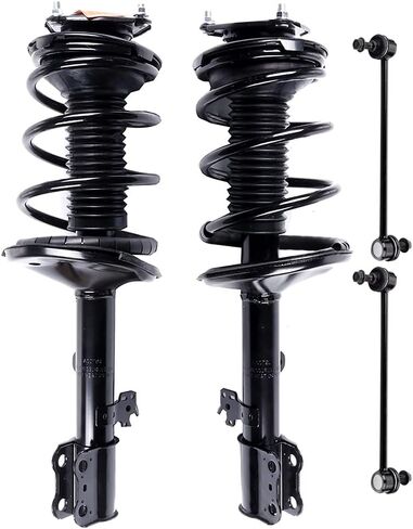 Front struts suspension kit for Toyota RAV4 2001 2002 2003 2004 2005 for Toyota RAV4 front shocks absorber kit Front Complete Struts Assembly Stabilizer Bar Link Kit 4 Pcs, 171453 K80296 in Kuwait