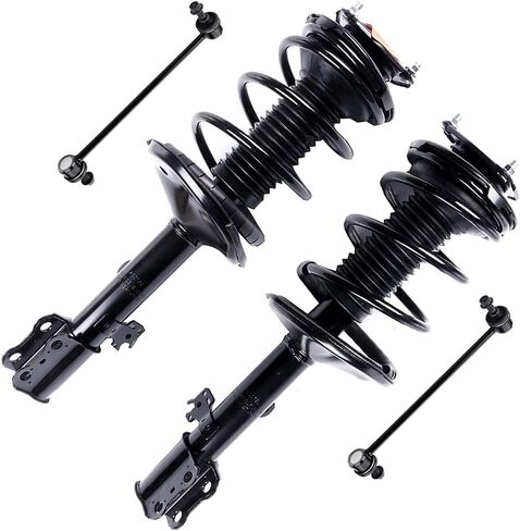 Front struts suspension kit for Toyota RAV4 2001 2002 2003 2004 2005 for Toyota RAV4 front shocks absorber kit Front Complete Struts Assembly Stabilizer Bar Link Kit 4 Pcs, 171453 K80296 in Kuwait