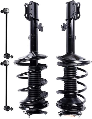 Front struts suspension kit for Toyota RAV4 2001 2002 2003 2004 2005 for Toyota RAV4 front shocks absorber kit Front Complete Struts Assembly Stabilizer Bar Link Kit 4 Pcs, 171453 K80296 in Kuwait