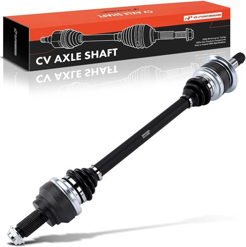 مجموعة عمود المحور A-Premium CV متوافقة مع BMW 528i 2011-2016، 528i xDrive 2012-2016، 535i xDrive 2011-2016، 2.0L 3.0L، جانب السائق الأيسر الخلفي، استبدال # 33207581027 in Kuwait