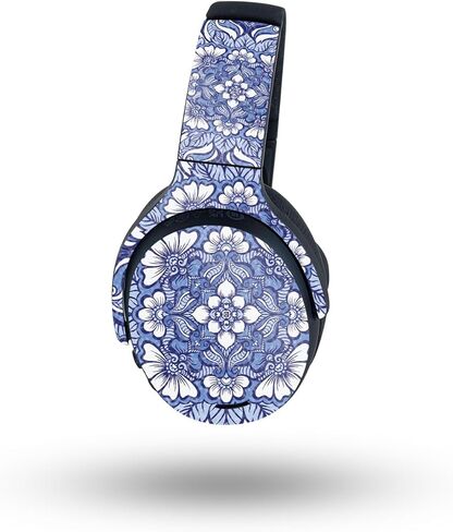 غلاف MightySkins اللامع اللامع المتوافق مع Skullcandy Crusher ANC 2 - زهرة ماندالا | لمسة نهائية لامعة واقية ومتينة شديدة اللمعان | سهل التطبيق in Kuwait