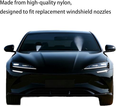 فوهات غسيل الزجاج الأمامي 5182327AA متوافقة مع CHRYSLER 300 2011-2023، DODGE CHARGER 2011-2014، استبدل OE # 68024312AB 55157319AA فوهة ممسحة الزجاج الأمامي قطعتان in Kuwait