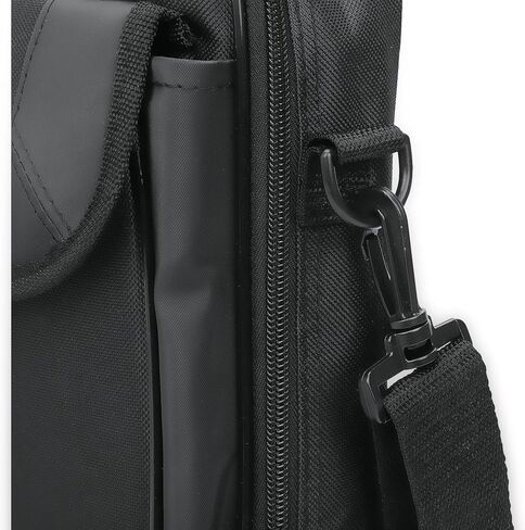 Manhattan Cambridge Laptop Bag 14.1, Clamshell Design, Black, Low, W128291746 (Clamshell Design, Black, Low Cost, Accessories Pocket, Document Compartment On Back, Shoulder Strap) in Kuwait