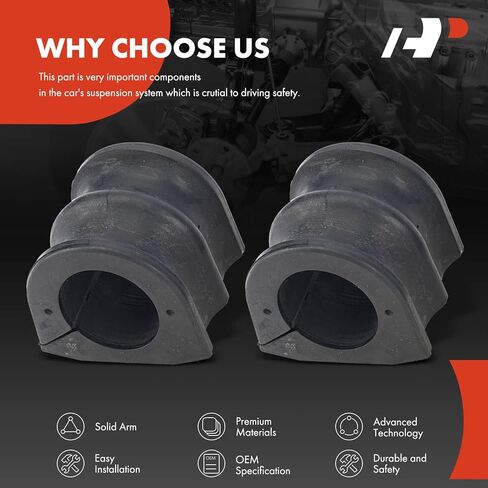 A-Premium 2 x Front to Frame Sway Bar Bushing Kit, Compatible with Nissan Armada 2005-2015, Pathfinder Armada 2004 & Infiniti QX56 2004-2010 in Kuwait