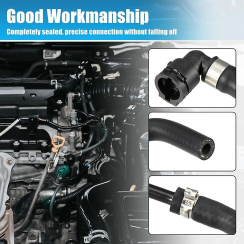 X AUTOHAUX Upper Radiator Coolant Hose for BMW 550i 2006-2010 No.17127534917 in Saudi Arabia